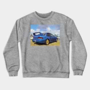 Subaru Impreza Cartoon - Design Crewneck Sweatshirt